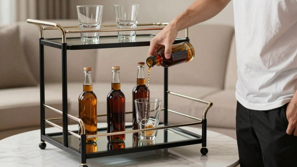 best bar cart for italian aperitivo at home