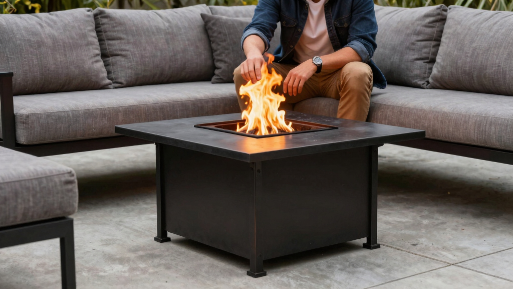 best fire pit seating sets for large patios