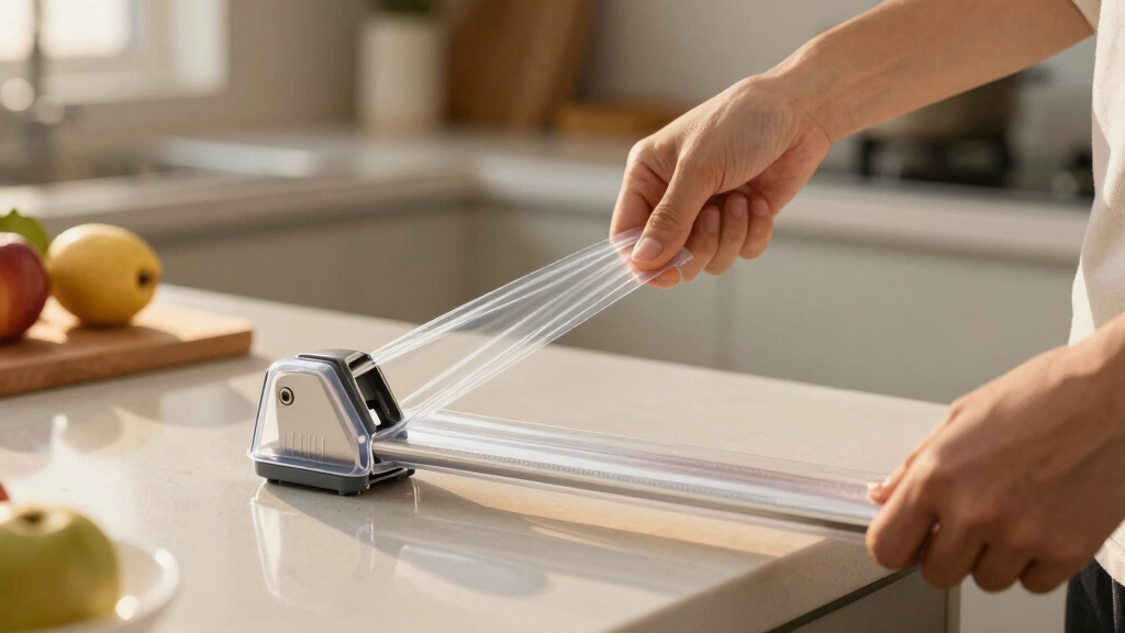 best plastic wrap dispenser with cutter