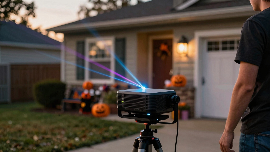 best outdoor laser light show for halloween