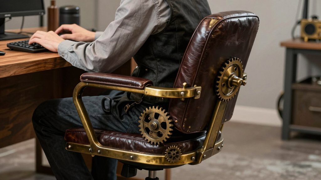steampunk office chair
