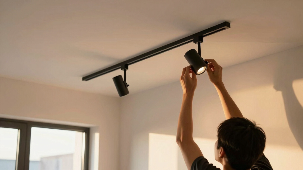 best track lighting kit for living room gallery wall