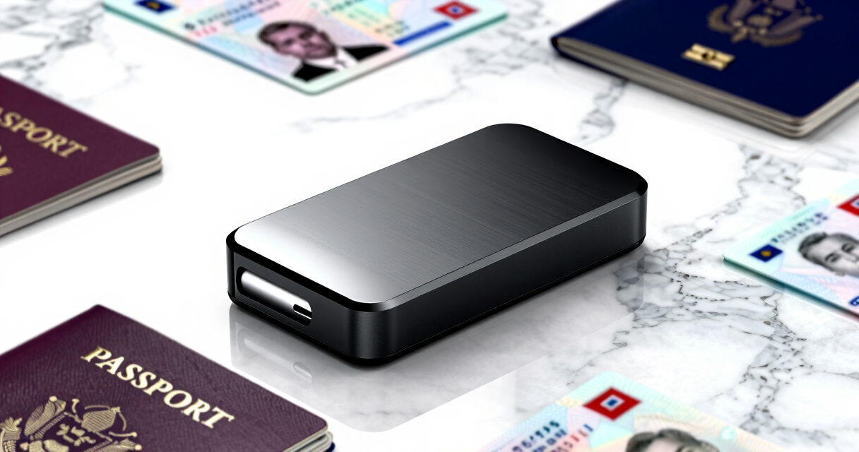 best encrypted drive for scanned passports and IDs