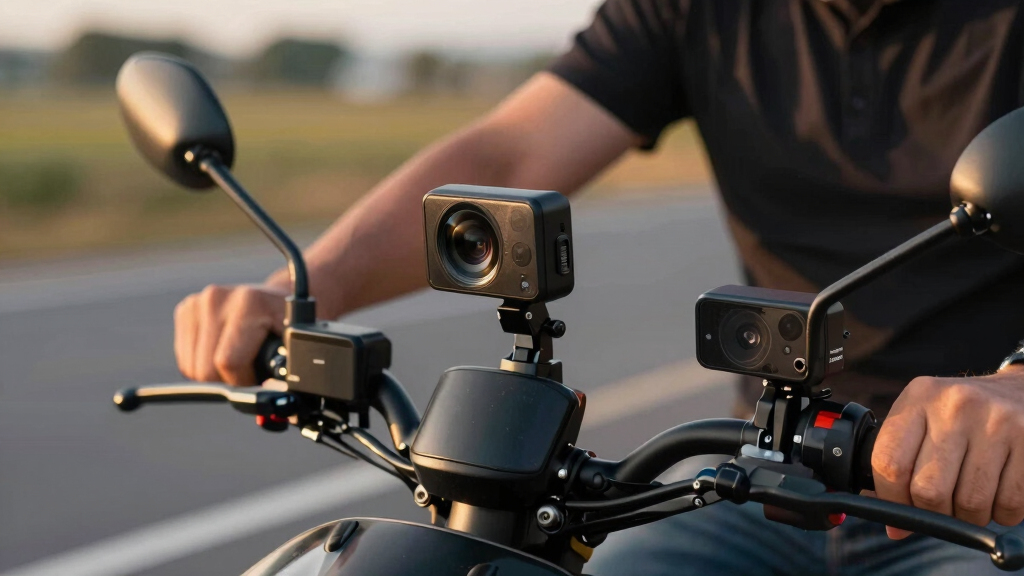 best motorcycle dash cam front and rear