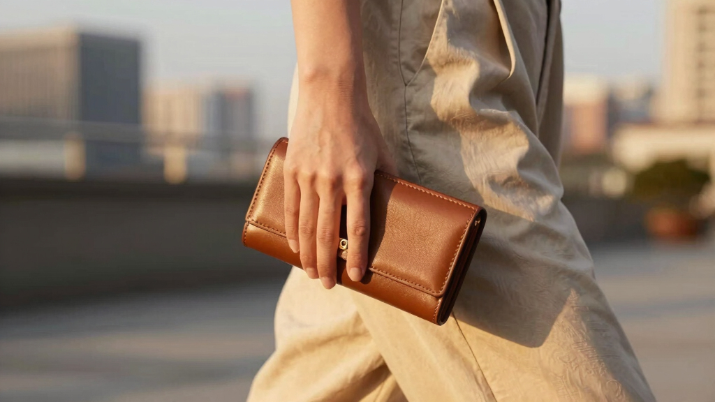 premium leather wallet for women