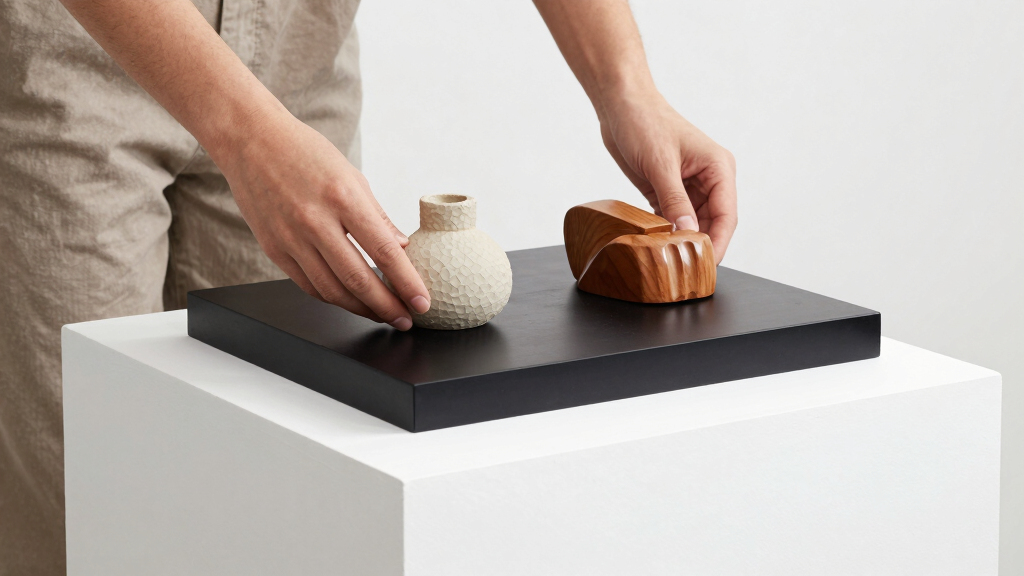 best pedestal side tables for art objects