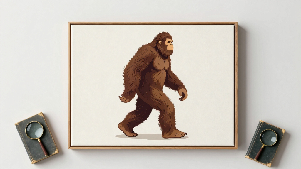 best bigfoot wall art large canvas