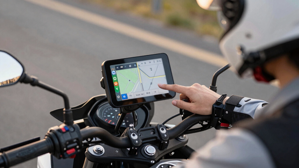 best wireless CarPlay screen for motorcycles