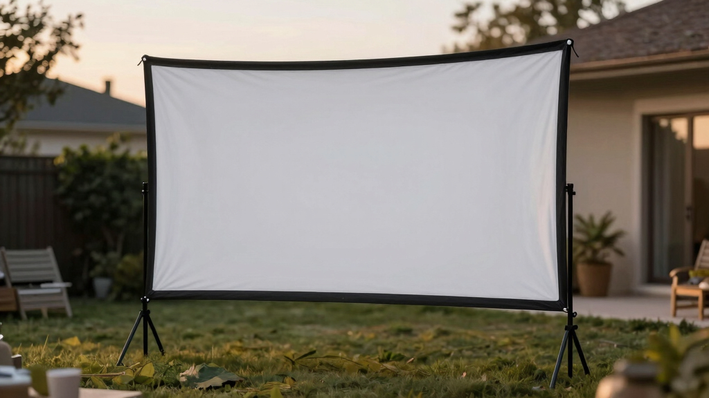 best portable outdoor movie screen kit under $1000