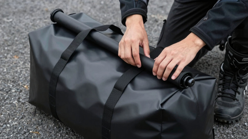 best large waterproof duffel for motorcycle camping