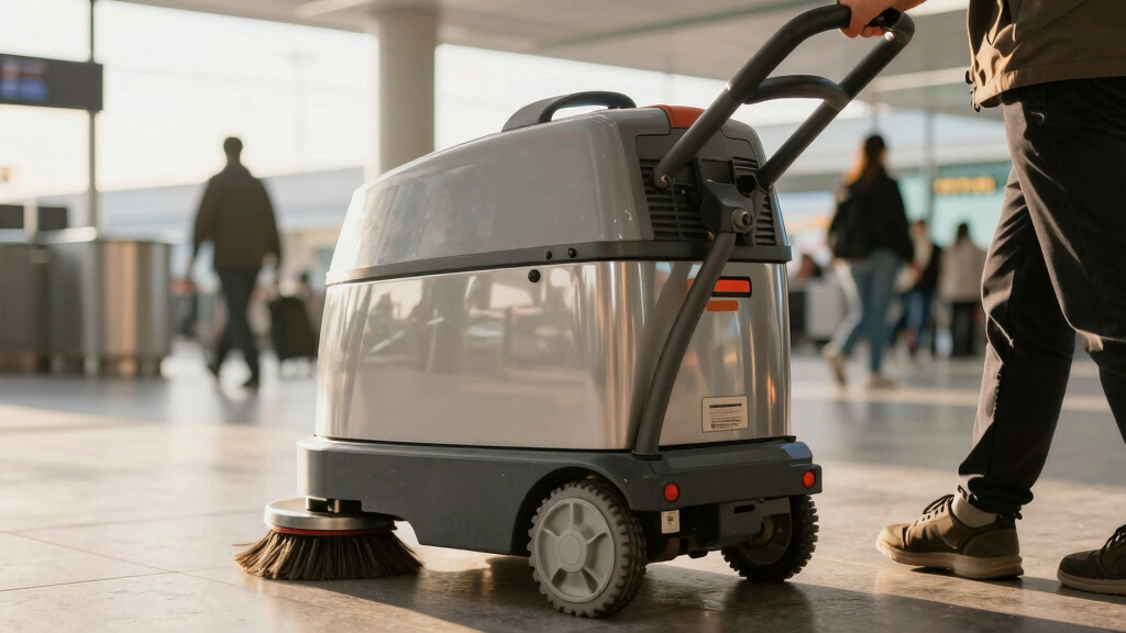 airport floor scrubber