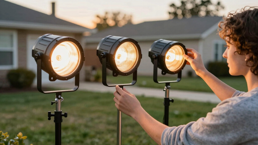 best halloween spotlights for yard