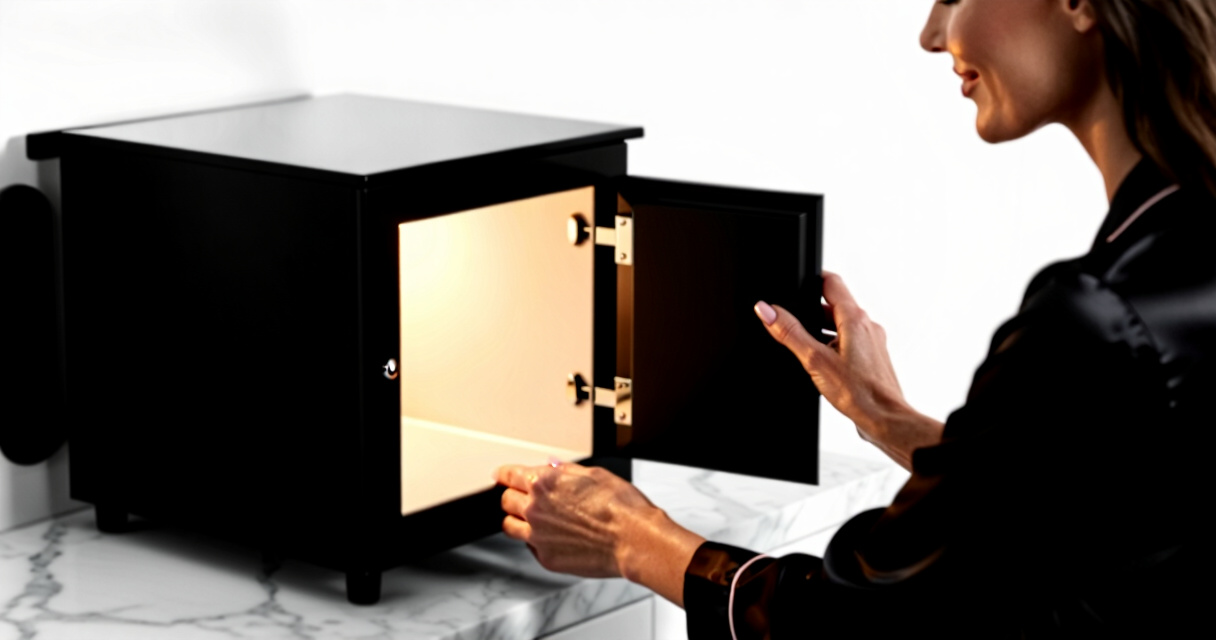 spa towel warmer cabinet