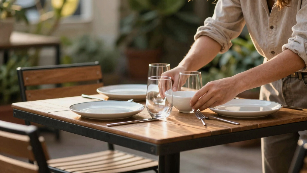 best outdoor dining set for backyard hosting