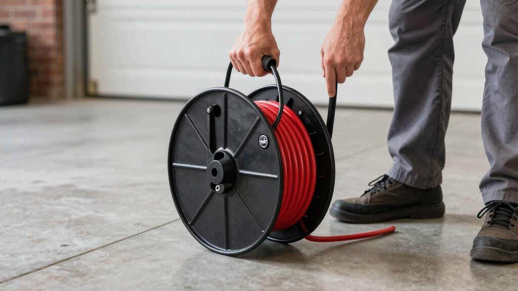 best value garage extension cord reel