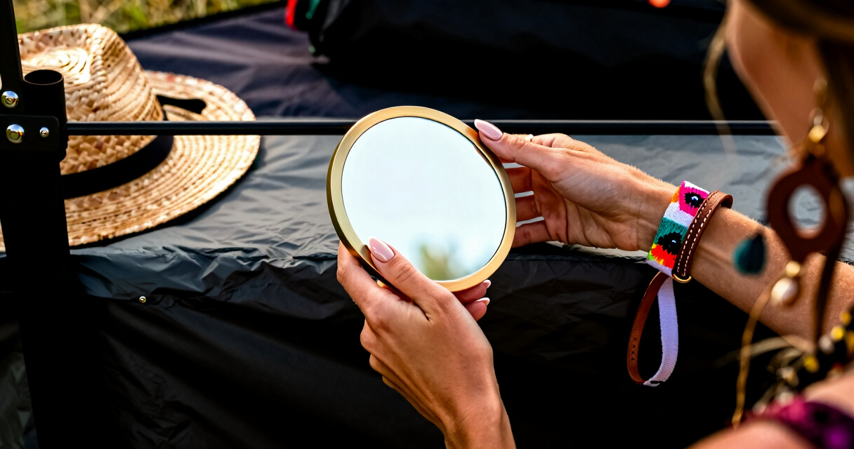 best premium camp mirror for festivals