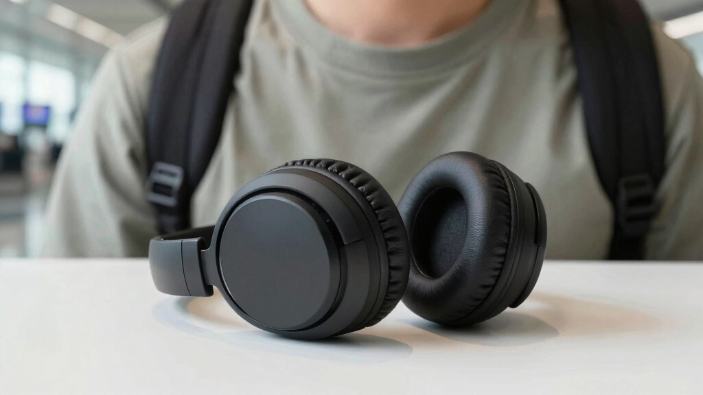 over-ear travel headphones premium