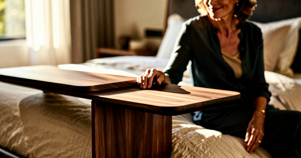 overbed table for hospital bed