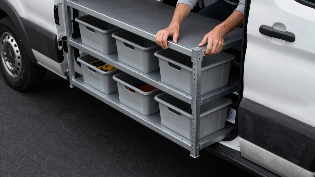 best Ford Transit van shelving systems