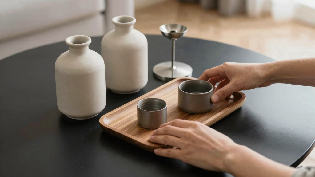 coffee table decor set