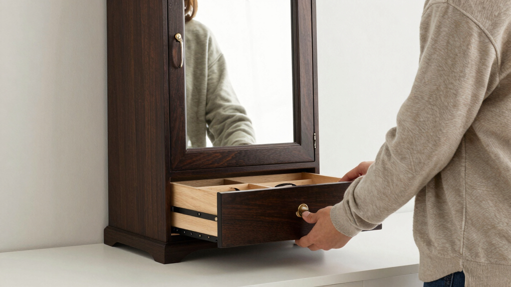 best jewelry armoires with full length mirror