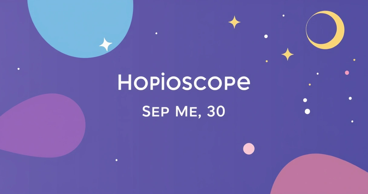 Horoscope Sep 30: Navigating Libra's Balance & Cosmic Currents
