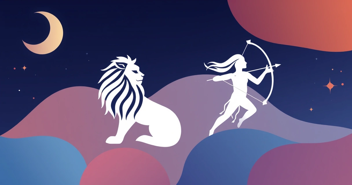 Leo and Sagittarius Compatibility: A Fiery Cosmic Match