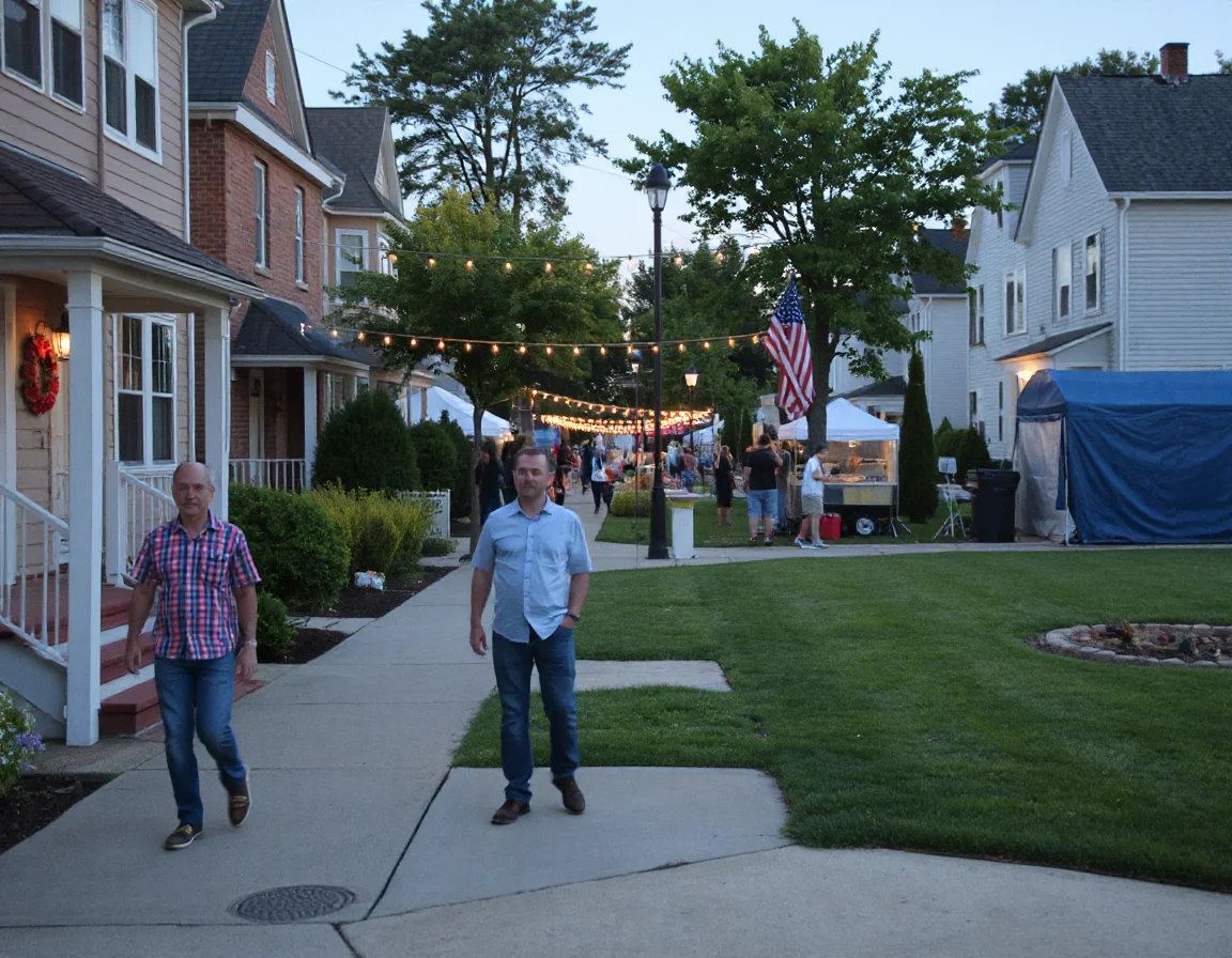 Residential area showing signs of local housing demand