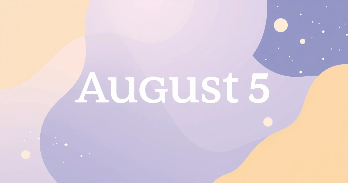 Horoscope August 5: Real Data from 25,000 Natal Charts