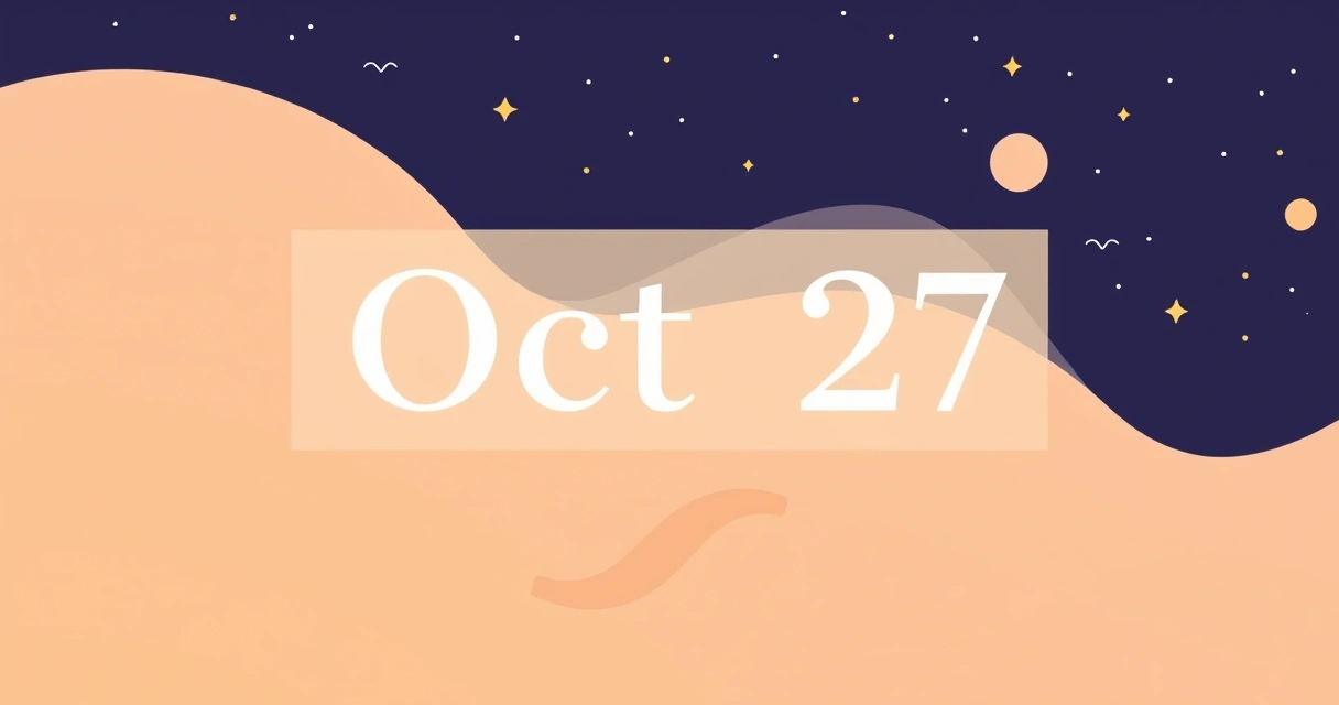 Horoscope Oct 27: Data Insights from 25,000 Natal Charts