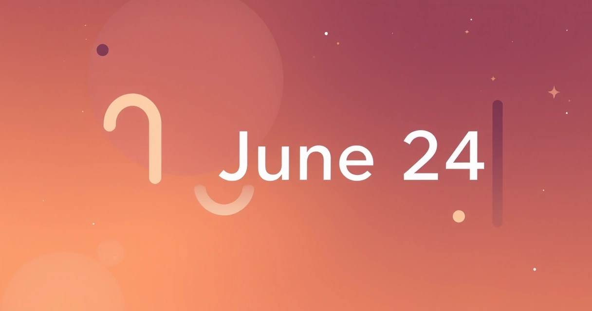 June 24 Astrological Sign: Natal Chart Data for Cancer Birthdays
