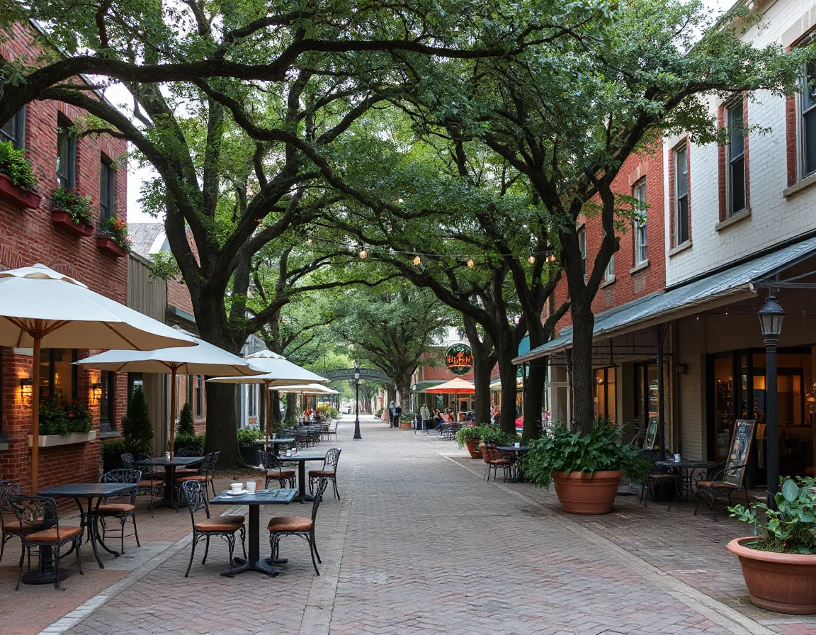 Community dining area in East Texas