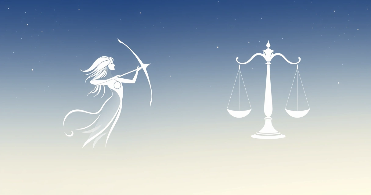 Sagittarius and Libra Compatibility: Data from 25,000 Natal Charts