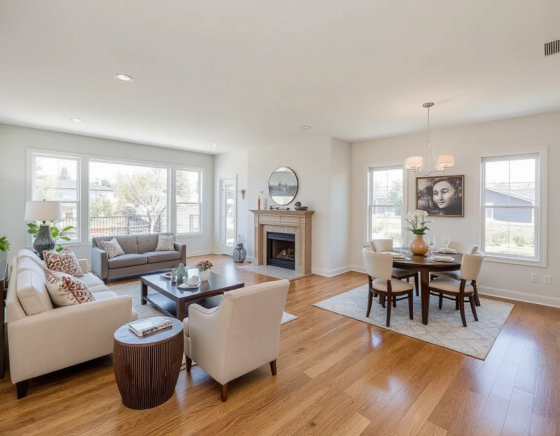 Updated interior in San Mateo home