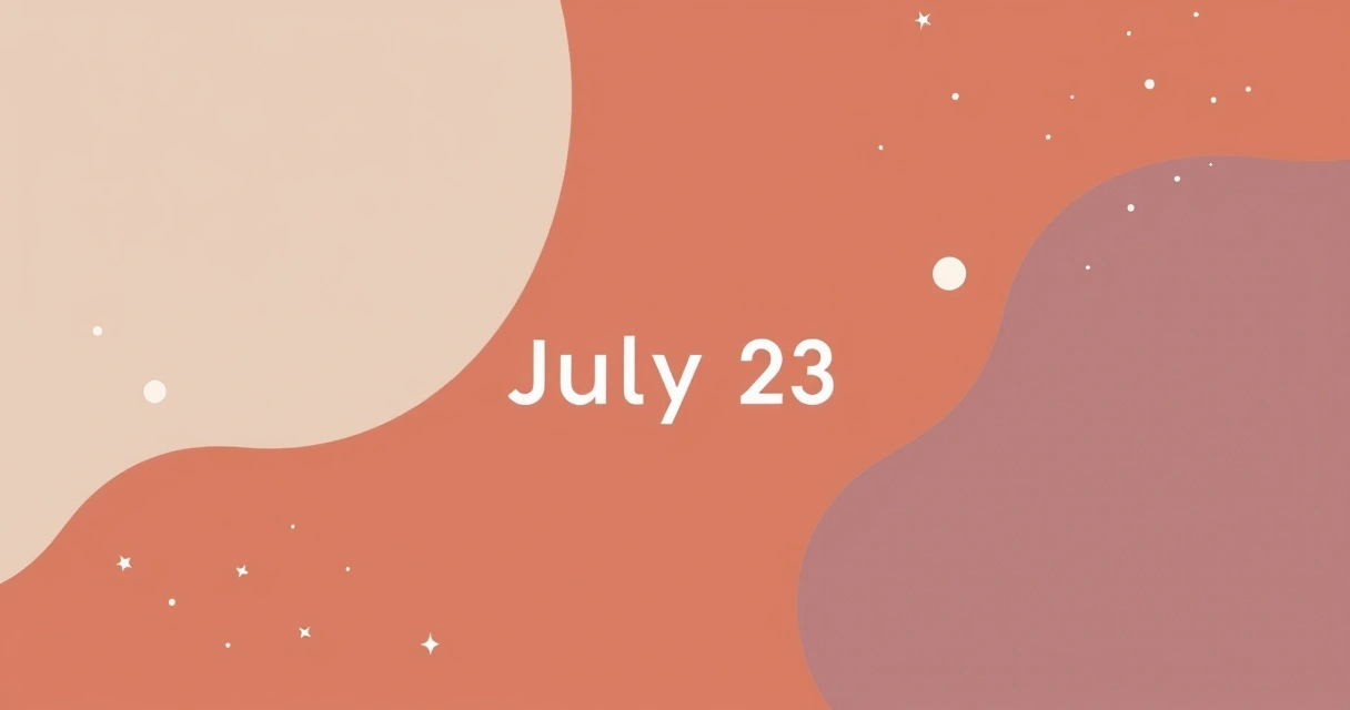 Daily Horoscopes for July 23: Data from 25,000 Natal Charts