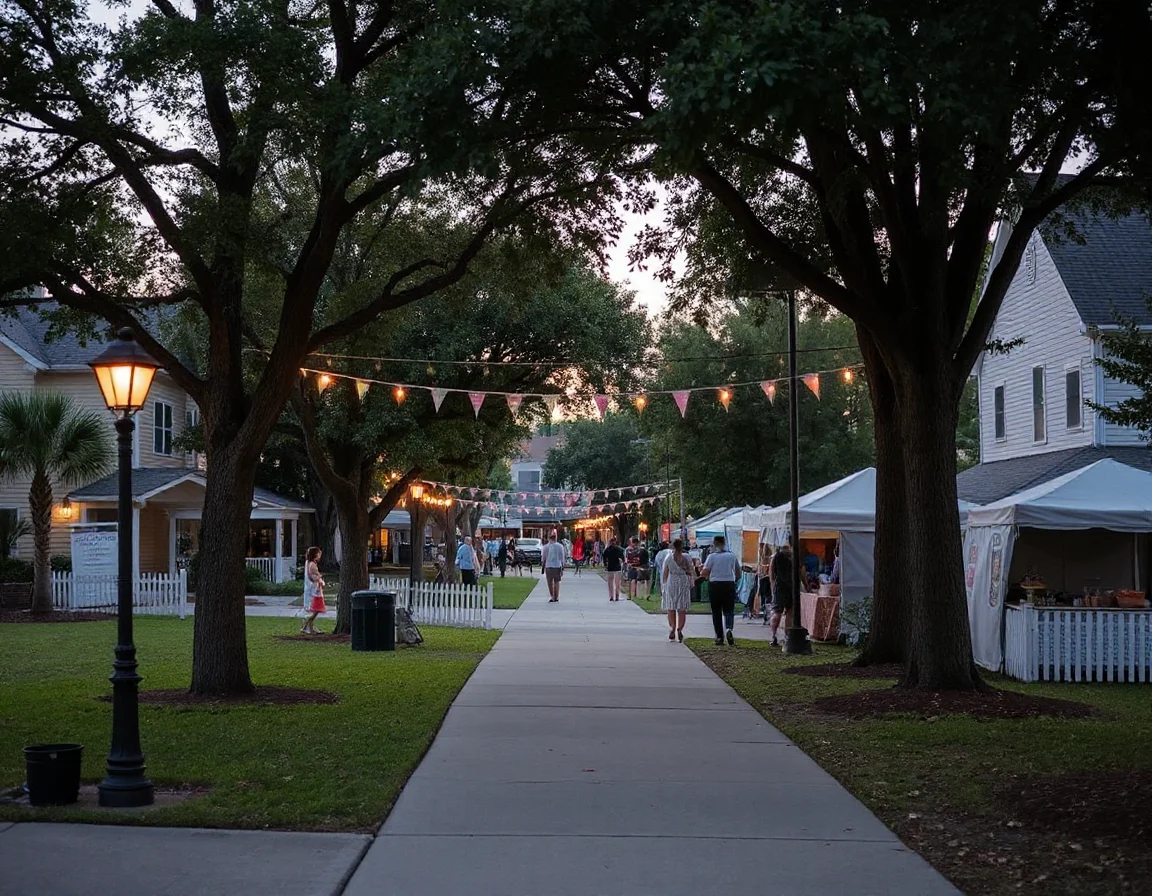 Residential community scene in Mount Pleasant
