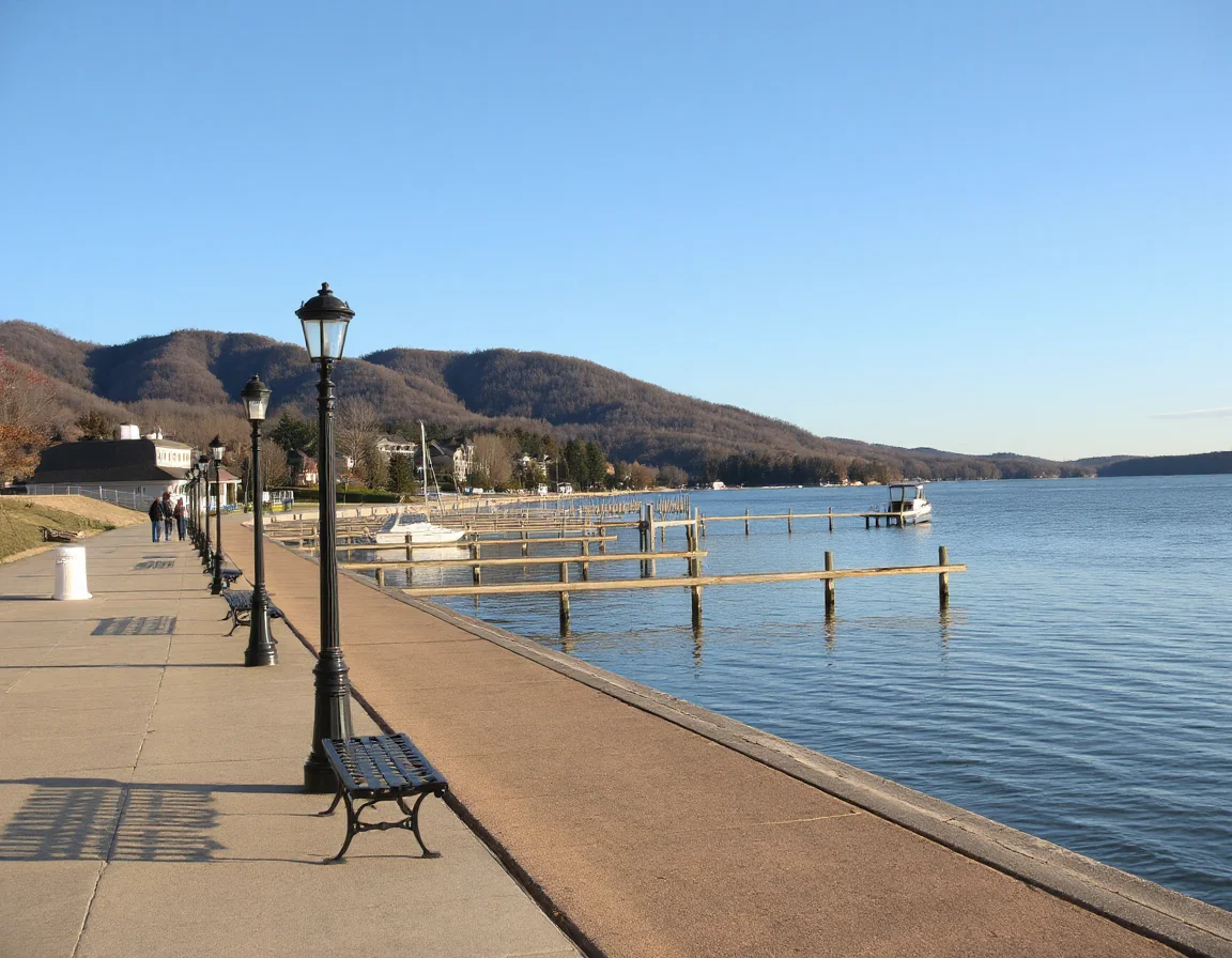Lakefront view near Heber Springs, Arkansas