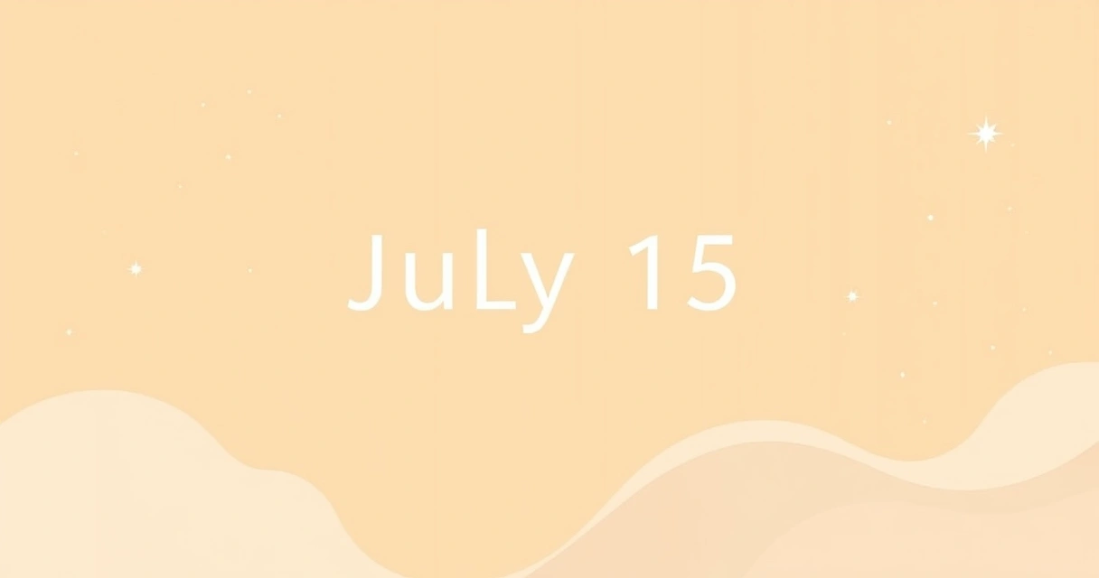 July 15th Zodiac: Data Insights from 25,000+ Natal Charts