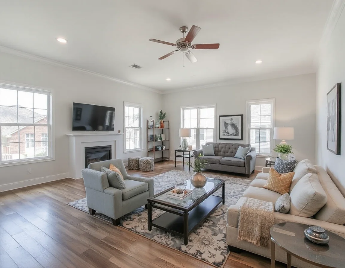 Updated interior of a home in Arabi