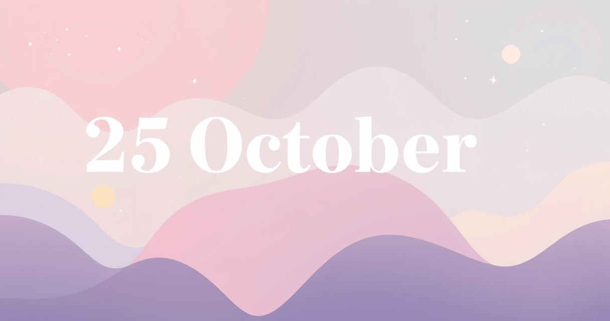 25 October Horoscope: Deep Natal Analysis and Data Insights