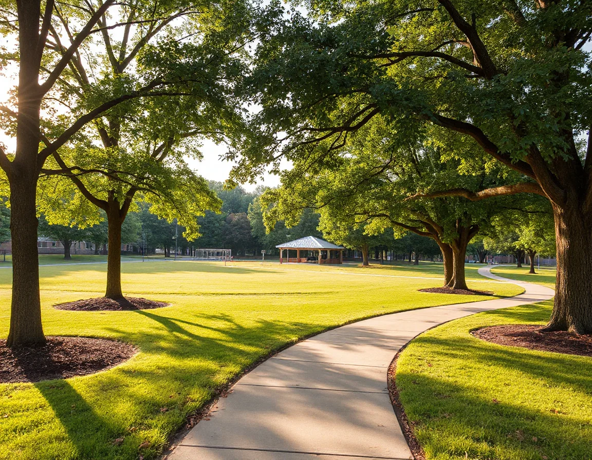 Park setting in Mint Hill