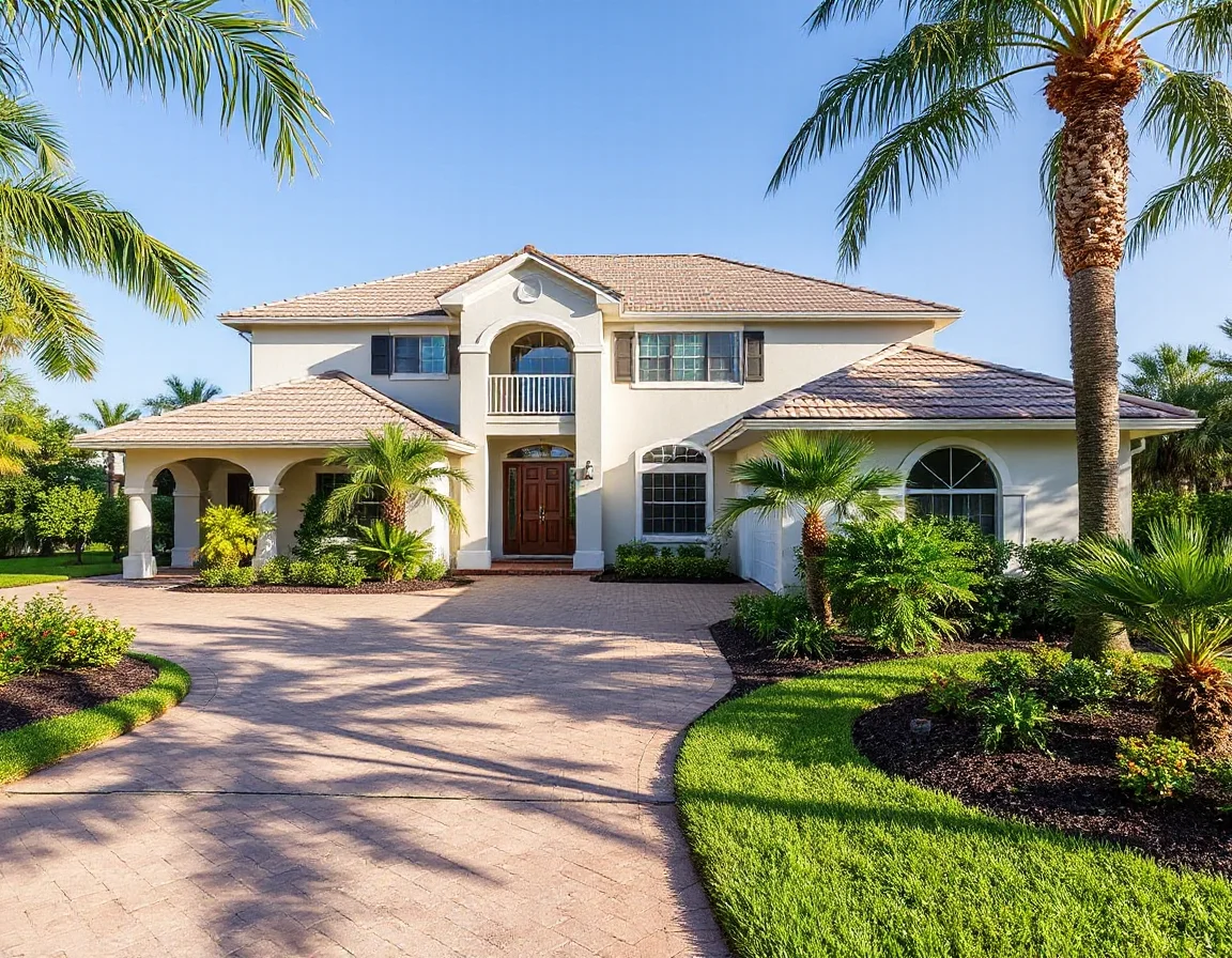 Coastal home exterior in Clearwater