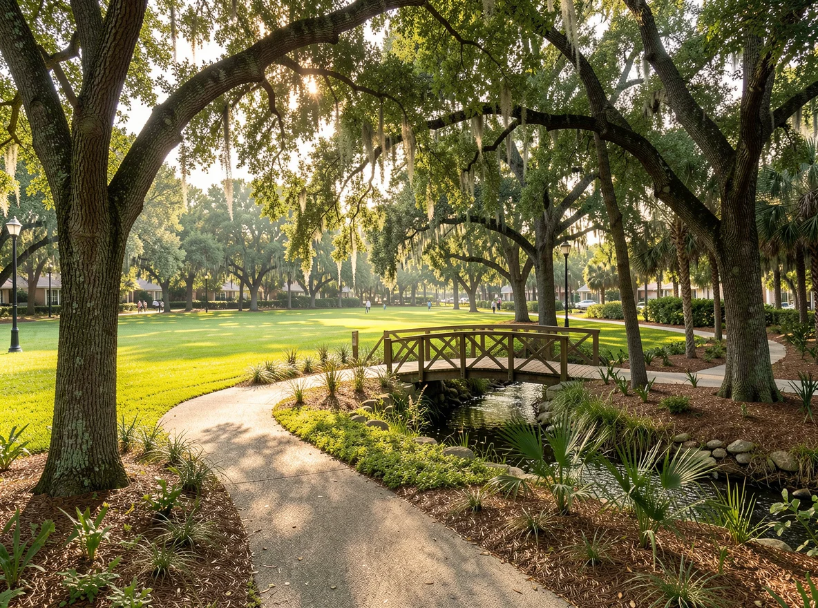 Neighborhood park in the Tampa Bay area