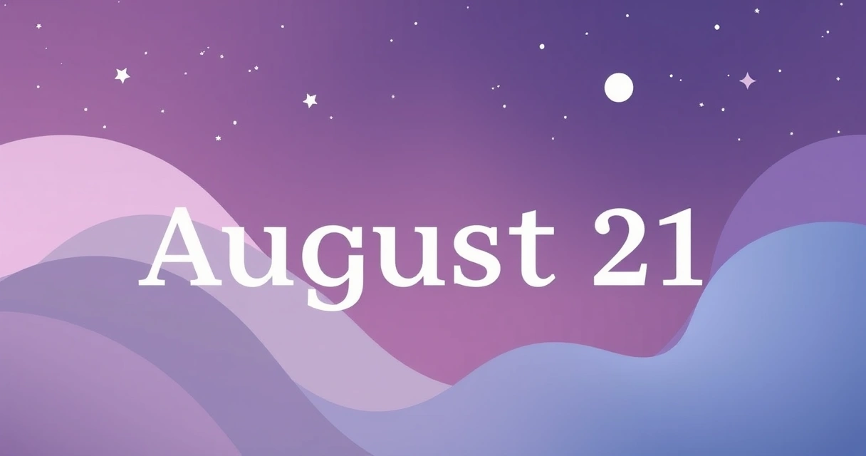 Horoscope August 21: Data-Backed Insights from 25,000 Natal Charts