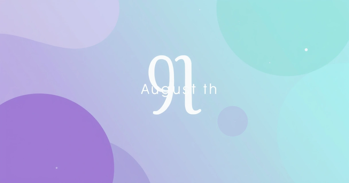 Horoscope for August 9th: Data-Backed Insights from 25,000 Charts
