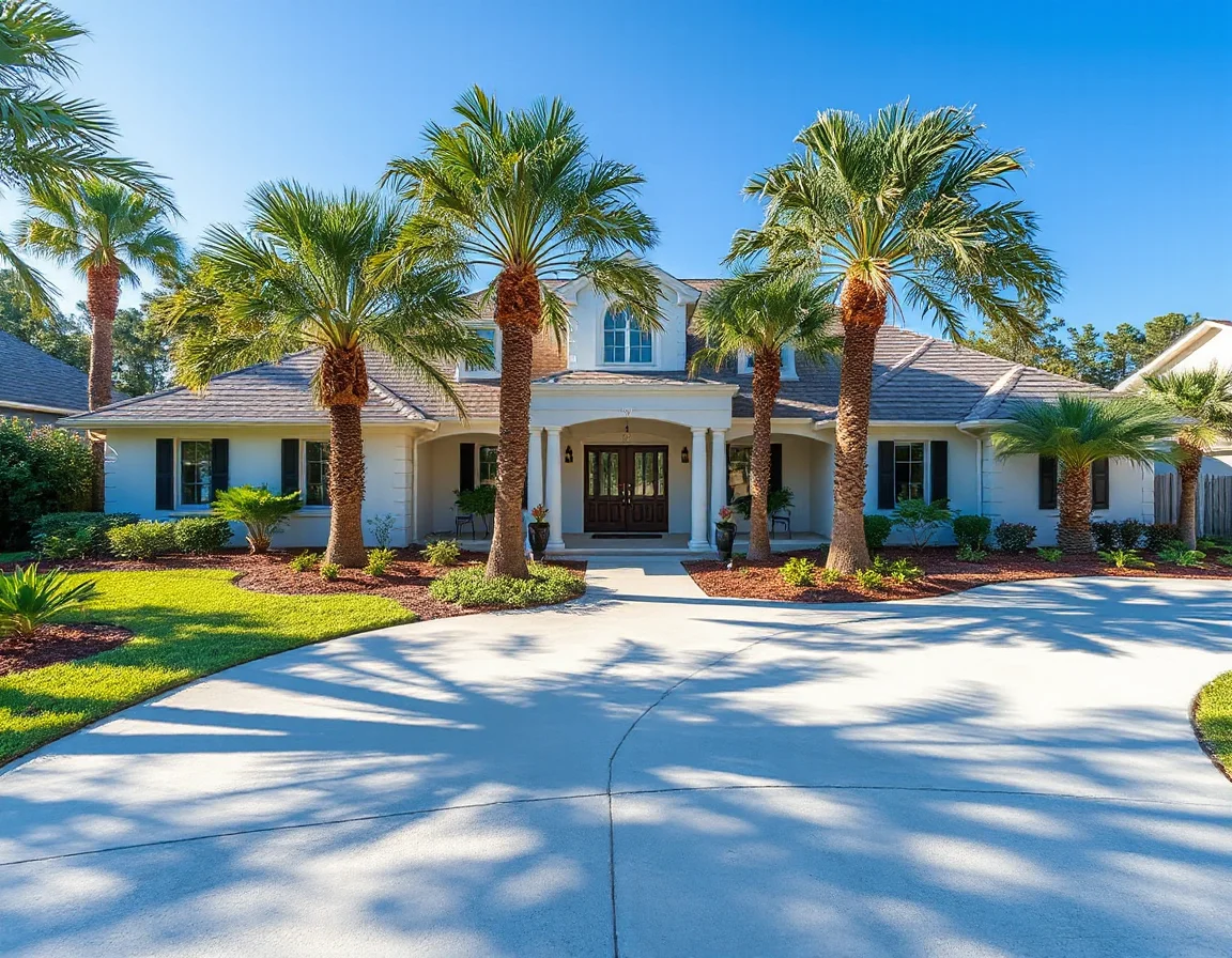 Coastal home exterior in Cape Canaveral