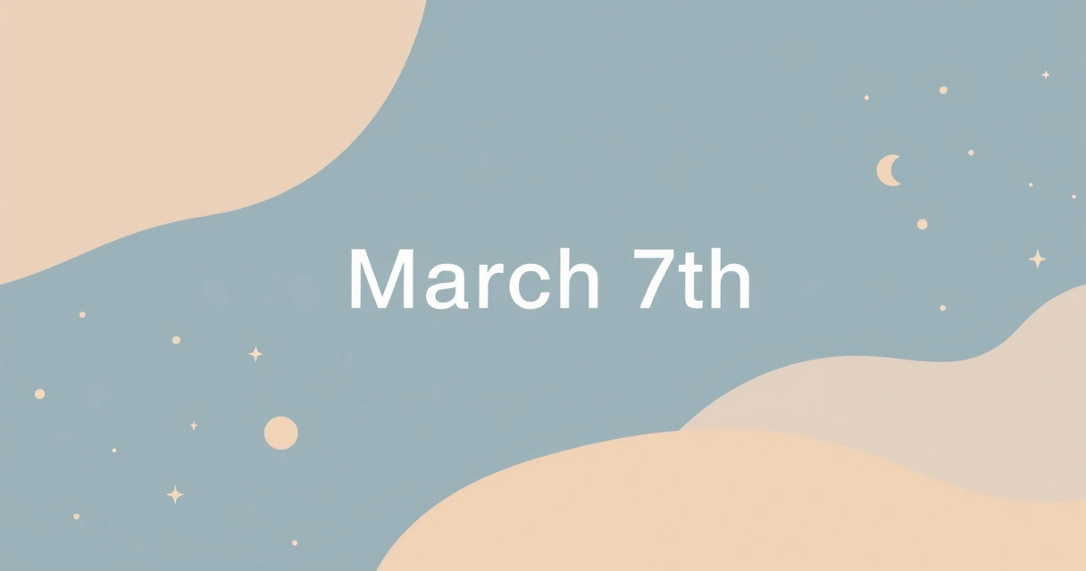 Horoscope for March 7th: Data Insights from 25,000 Charts