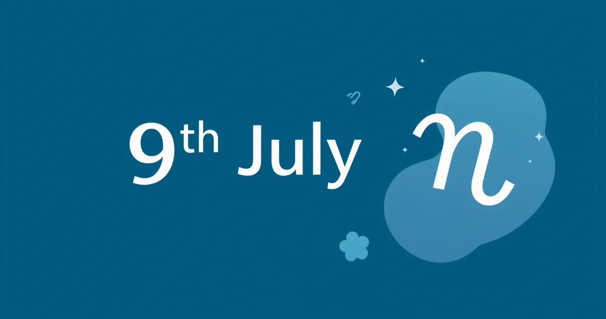 9th July Horoscope: Data-Driven Insights from 25,000 Natal Charts