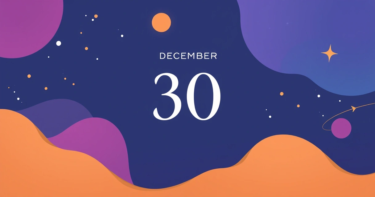 December 30th Astrology: Data Insights From 25,000 Natal Charts
