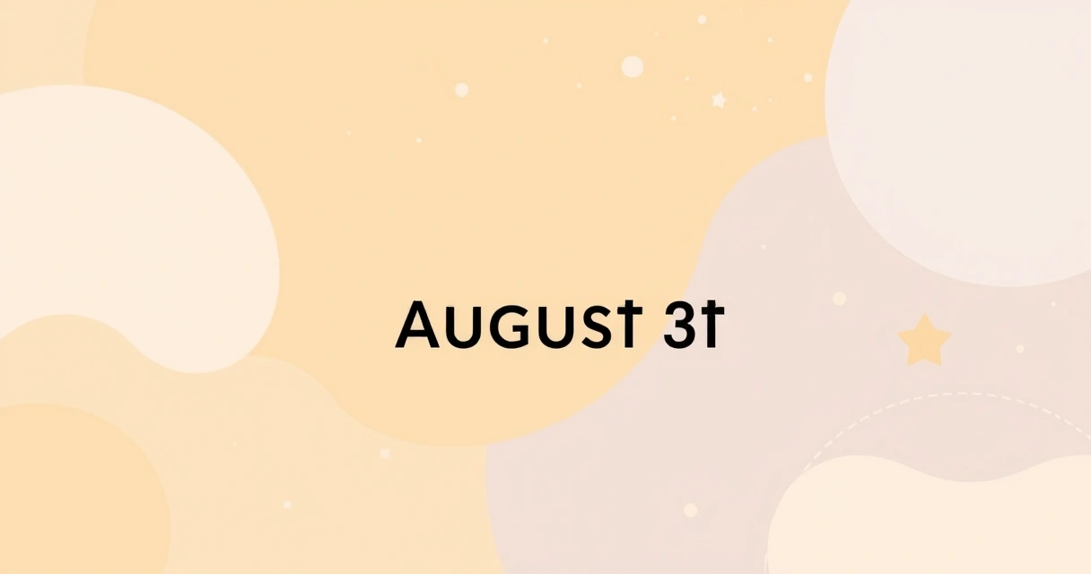 Horoscope for August 3rd: Data from 25,000 Natal Charts